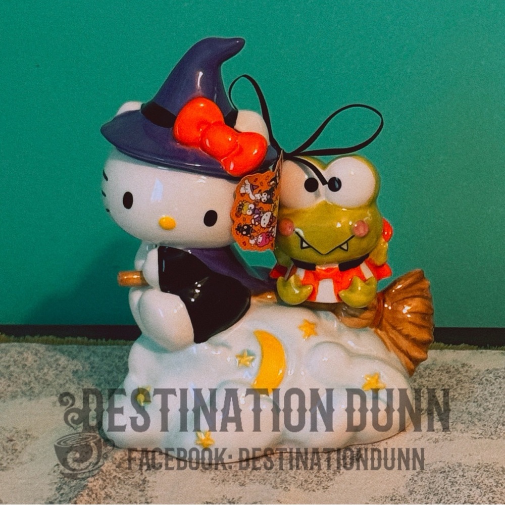 Sanrio Blue Sky Clayworks WITCH HELLO KITTY and KEROPPI Halloween Figure